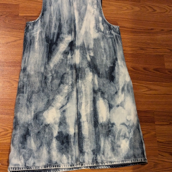 rag & bone Naia Tie-Dye Denim Minidress - Picture 8 of 9
